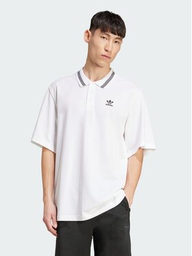 adidas adidas Polo 151131 Biały Loose Fit