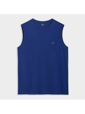 4F 4F T-Shirt 4FRSS25TSLEM233-31 Granatowy Active Fit