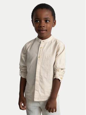 Mayoral Mayoral Completo camicia e pantaloncini 3216 Écru Regular Fit