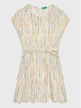 United Colors Of Benetton United Colors Of Benetton Sommerkleid 4YRTCV017 Beige Regular Fit