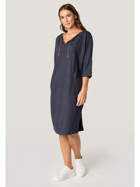 QUIOSQUE QUIOSQUE Sukienka codzienna Quiosque 4OR014832 Granatowy Regular Fit