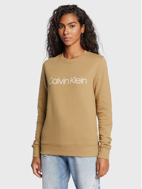 Calvin Klein Calvin Klein Džemperis Core Logo K20K202157 Smėlio Regular Fit