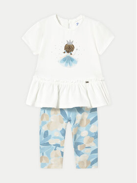 Mayoral Mayoral Set T-Shirt und Leggings 1735 Blau Regular Fit