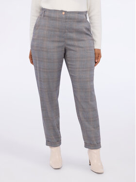 Fiorella Rubino Fiorella Rubino Pantaloni di tessuto P017T005087N0V2 Grigio Regular Fit