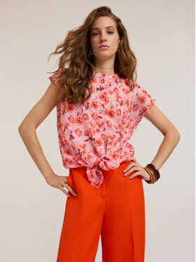 Motivi Motivi Camicia 5011W000487N0R6 Rosa Regular Fit