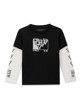 Guess Kids Guess Kids T-Shirt 185497 Czarny Classic Fit