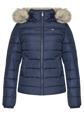 Tommy Jeans Tommy Jeans Пухено яке Basic DW0DW08588 Тъмносин Regular Fit