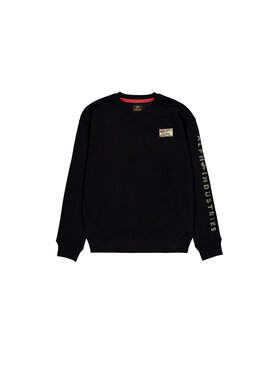 Alpha Industries Alpha Industries Bluza Camo Sleeve Sweatshirt Czarny Regular Fit