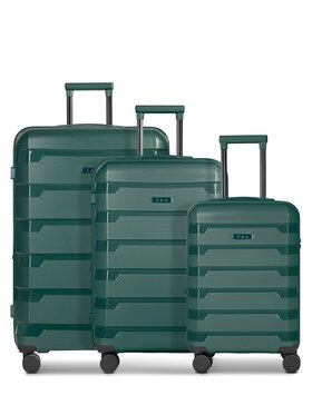 D&N D&N Komplet walizek 320696 Zielony