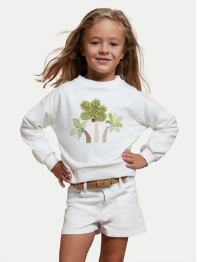Mayoral Mayoral Pantaloncini di tessuto 234 Bianco Regular Fit