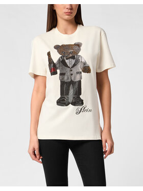 PHILIPP PLEIN PHILIPP PLEIN T-Shirt 27367 Biały Over Fit