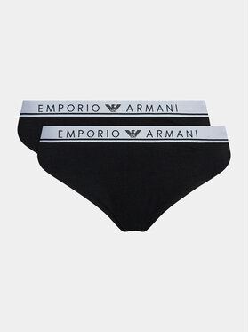 Emporio Armani Underwear Emporio Armani Underwear Set 2 perechi de chiloți de damă 163334 3F227 00020 Negru