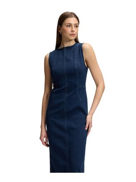 Lee Lee Sukienka jeansowa 112385702 Granatowy Regular Fit