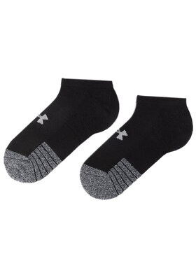 Under Armour Set 3 Parov Unisex Nizkih Nogavic Heatgear No Show Sock 1346755-001 Črna