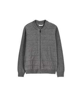 Coccodrillo Coccodrillo Sweter ZC6172201GBJ-019 Szary Regular Fit