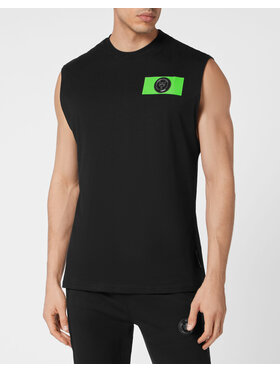Plein Sport Plein Sport Tank top 8221 Czarny Regular Fit