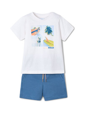 Mayoral Mayoral Completo T-shirt e pantaloncini 3611 Blu Regular Fit