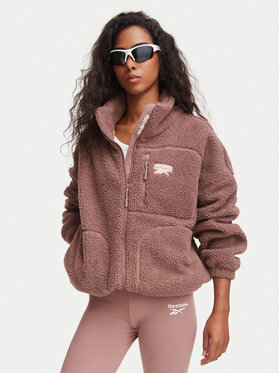 Reebok Reebok Fleecová mikina RCC00131 Růžová Regular Fit