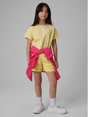4F 4F Szorty sportowe SUMMERTIME JOY Żółty Regular Fit