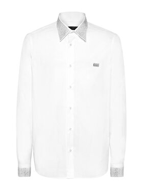 PHILIPP PLEIN PHILIPP PLEIN Košile 22577 Bílá Fitted Fit