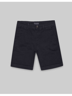 Borgio Borgio Szorty materiałowe menfi Granatowy Slim Fit
