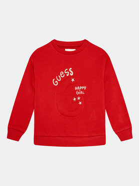 Guess Guess Felpa K3BQ00 KAD74 Rosso Regular Fit