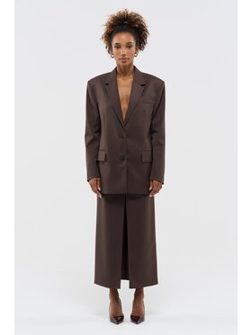 BENU BENU Marynarka AW25 Brązowy Regular Fit