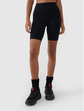 4F 4F Szorty sportowe MULTI ACTIVE Czarny Slim Fit