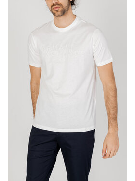 Armani Exchange Armani Exchange T-shirt 3DZTJC ZJBYZ Bianco Shirt Fit