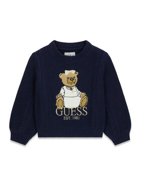 Guess Guess Sveter K6BR07 Z1285 Tmavomodrá Regular Fit