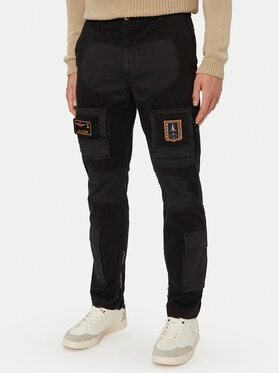 Aeronautica Militare Aeronautica Militare Cargo kalhoty 262PA1664UCT04241 Černá Regular Fit