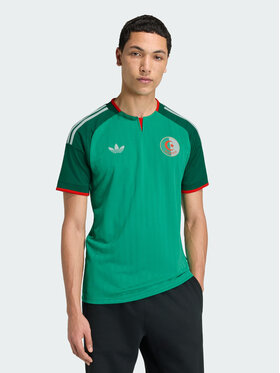 adidas adidas Koszulka techniczna Algeria 26 Away Jersey Zielony Regular Fit