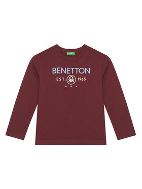 United Colors Of Benetton United Colors Of Benetton Blúzka 3I1XC10Q3 Bordová Regular Fit