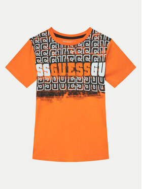Guess Guess T-Shirt L5RI23 K8HM4 Orange Regular Fit