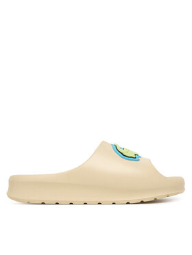 Lacoste Lacoste Nazouváky Serve Slides 2.0 51CFA0008 2Q9 Krémová
