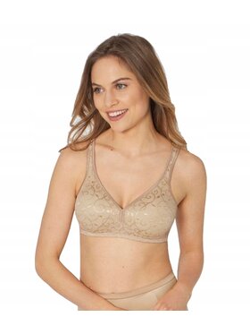 Triumph Triumph Biustonosz bezfiszbinowy Elegant Cotton Beżowy