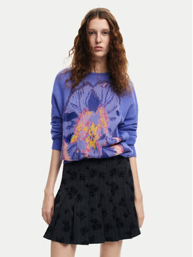 Desigual Desigual Sweater Pensee Lacroix 24WWJF52 Lila Regular Fit