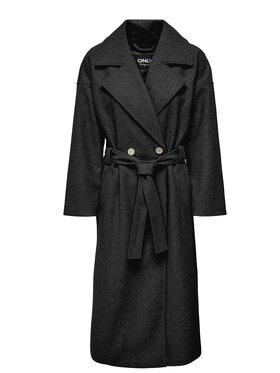 ONLY ONLY Преходно палто 15292812 Черен Regular Fit
