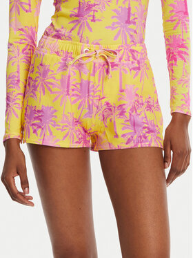 Banana Moon Banana Moon Strandnadrág Tiwi Print JWF22 Sárga Regular Fit