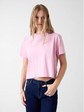 Guess Jeans Guess Jeans T-Shirt 170163 Růžová Classic Fit