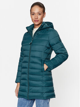Pepe Jeans Pepe Jeans Puhovka Maddie Long PL402252 Zelena Regular Fit