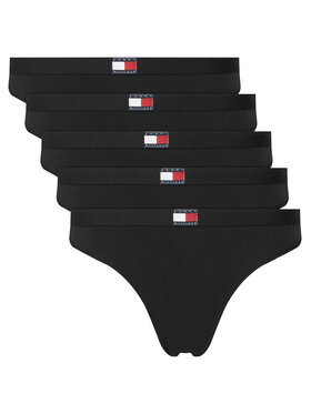 Tommy Hilfiger Tommy Hilfiger Набір з 5 пар стрінгів UW0UW05642 Чорний