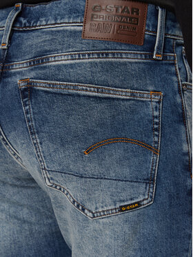 G-Star Raw Jeans Hlače 3301 51003 C052 Modra Tapered Fit