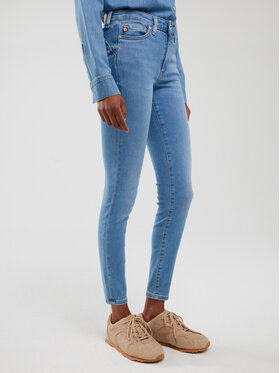 BIG STAR BIG STAR Jeansy MELINDA HIGH WAIST Niebieski Skinny Fit