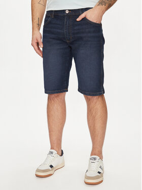 Wrangler Wrangler Szorty jeansowe Colton 112350823 Granatowy Slim Fit