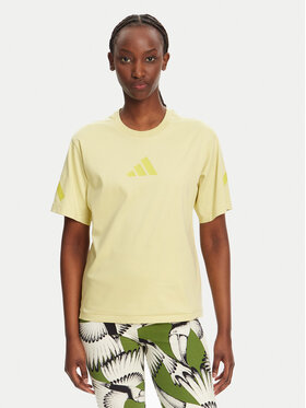 adidas adidas Tričko Z.N.E. JC5400 Žltá Regular Fit