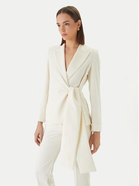 Marella Marella Sacou Meandro 2613041053 Écru Slim Fit