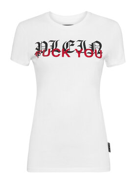 PHILIPP PLEIN PHILIPP PLEIN T-Shirt 19387 Bílá Skin Tight Fit