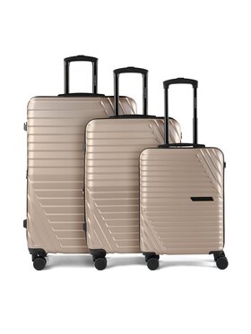 cocoono cocoono Komplet walizek 322988 Różowe złoto