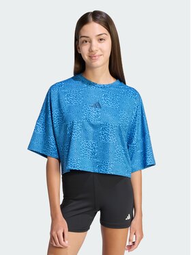 adidas adidas T-Shirt 158916 Błękitny Loose Fit